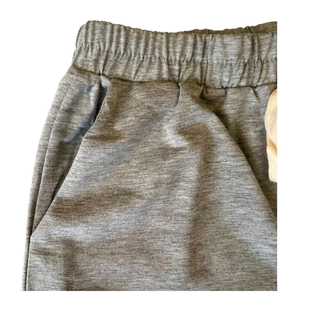 Comfy Round Neck Loungewear Short Set Light Gray - Picture 7 of 9